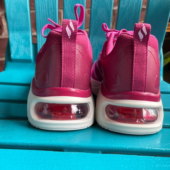 Skechers Size 7, Air Element, Pink Ombre, Air-Cooled Memory Foam Sneakers - Picture 4 of 9